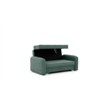Диван-кровать Elaine, Poco 100, зеленый, H75x155x105см