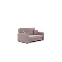 Sofa bed Elaine, Poco 101, pink, H75x155x105cm