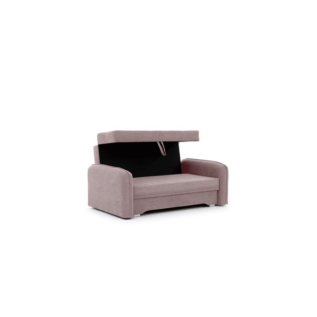 Sofa bed Elaine, Poco 101, pink, H75x155x105cm