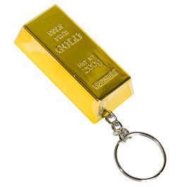 Keychain/bottle opener Gold Bar, 6x3cm