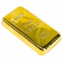 Butelių atidarytuvas Gold Bar, aukso spalvos, 9x5cm