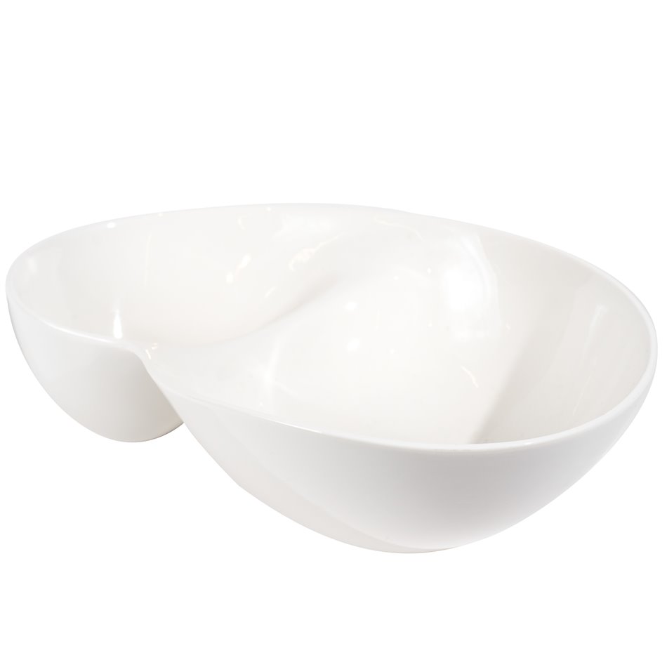 Bowl, 2 in 1, H9.5x32x22cm