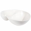 Bowl, 2 in 1, H9.5x32x22cm