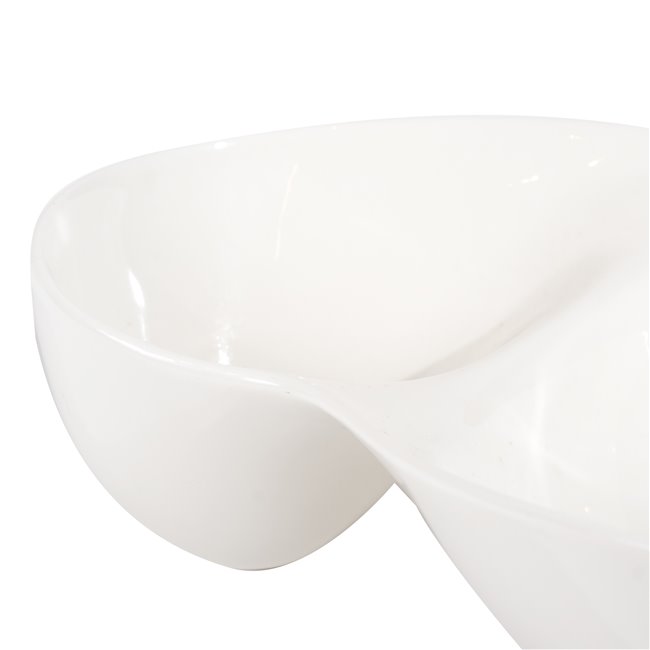 Bowl, 2 in 1, H9.5x32x22cm