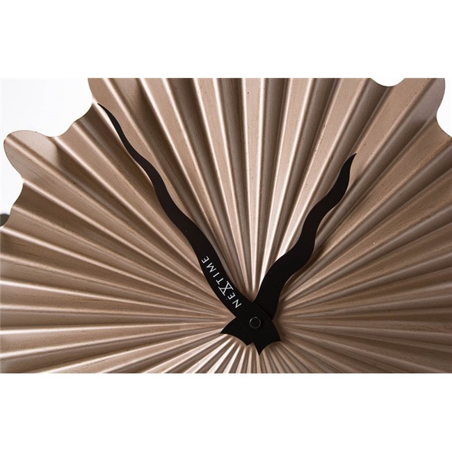 Wall clock Sunny, brown, D40cm