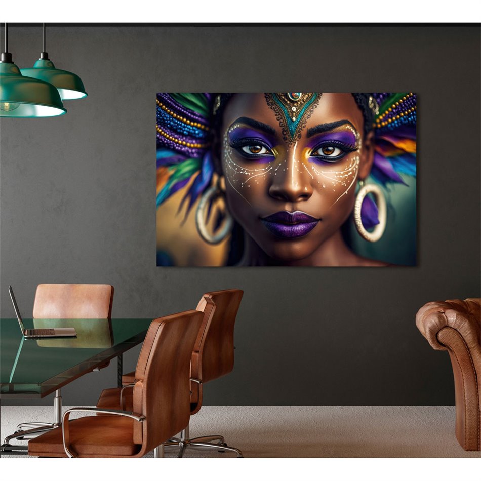 Digitalprint Samba Queen, 80x120cm