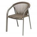 Garden chair Lariu, wenge, 80x61.5x56.6cm