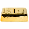 Декоративная копилка Gold bar, керамика, 5x9x6cm