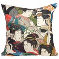 Decorative pillowcase Geisha Loneta 1, 45x45cm