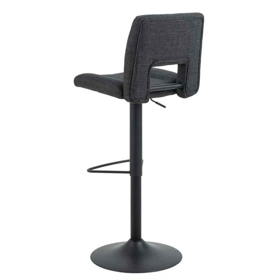Bar stool Asylva, grey Basel 24,  H115x41.5x52cm, sh62-83