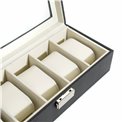 Box of 5 watches, H8x29x12cm
