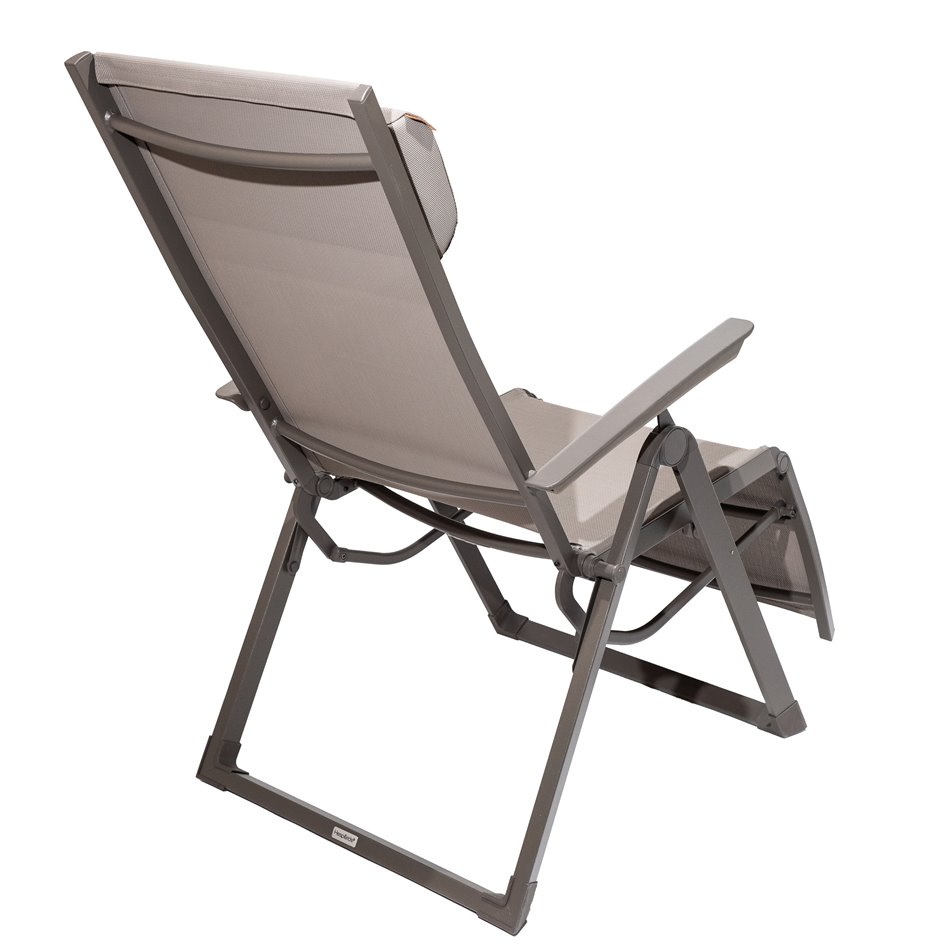 Lounge chair Ladecima, aluminium frame, 65x75x116cm