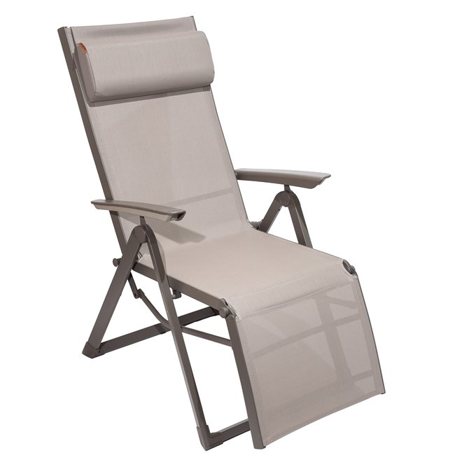 Lounge chair Ladecima, aluminium frame, 65x75x116cm