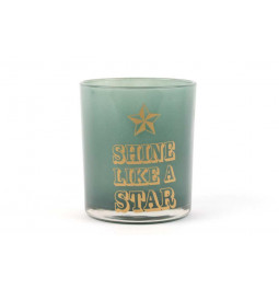 Žvakidė SHINE LIKE A STAR, žalios sp., H10x9x9cm