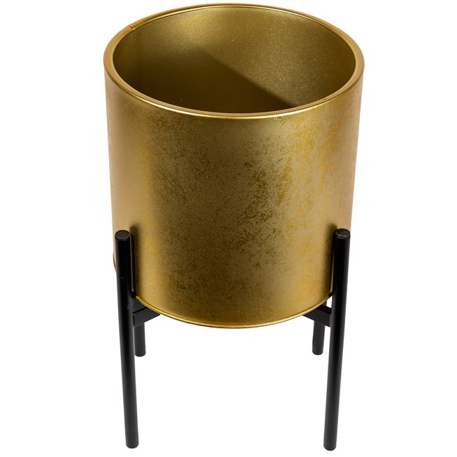 Flower pot holder Houpa Gold  M, H31x24.5x24.5cm