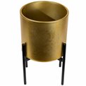 Flower pot holder Houpa Gold  M, H31x24.5x24.5cm