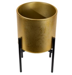 Flower pot holder Houpa Gold  M, H31x24.5x24.5cm
