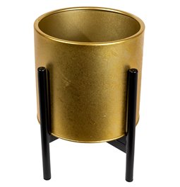 Flower pot holder Houpa Gold  S, H20.5x21x21cm