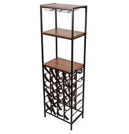 Wine rack Henks, 46.5x20x154cm