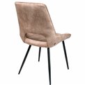 Valgomojo kėdė Tavers 12, smėlio spalvos, H90x53x60xcm