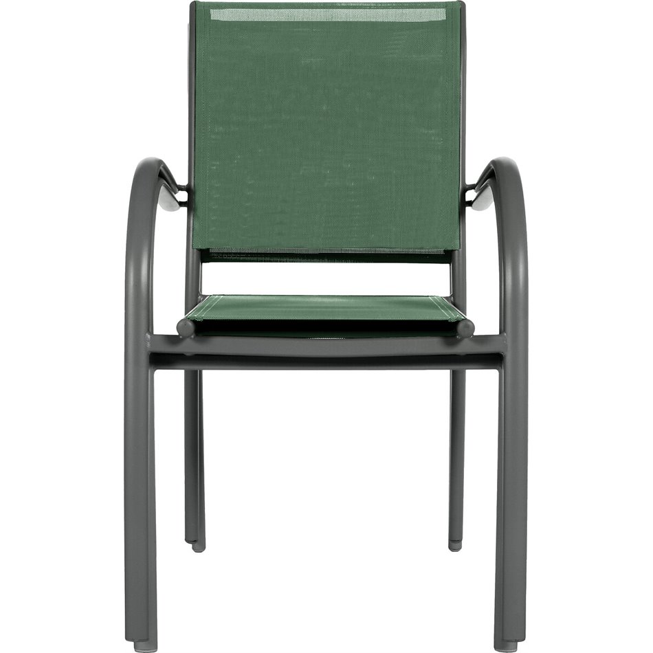 Chair Lapiazza, olive/graphite color, H88x65x56cm