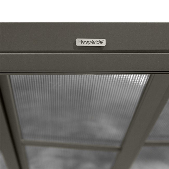 Pergola Labelize 3.8x3m, graphite/grey color, H226x300x380cm