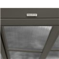 Pergola Labelize 3.8x3m, graphite/grey color, H226x300x380cm