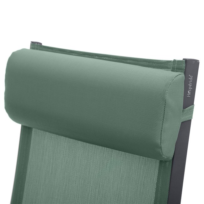 Armchair/recliner Ladecima, olive/graphite color, H116x75.3x65cm