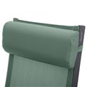 Armchair/recliner Ladecima, olive/graphite color, H116x75.3x65cm