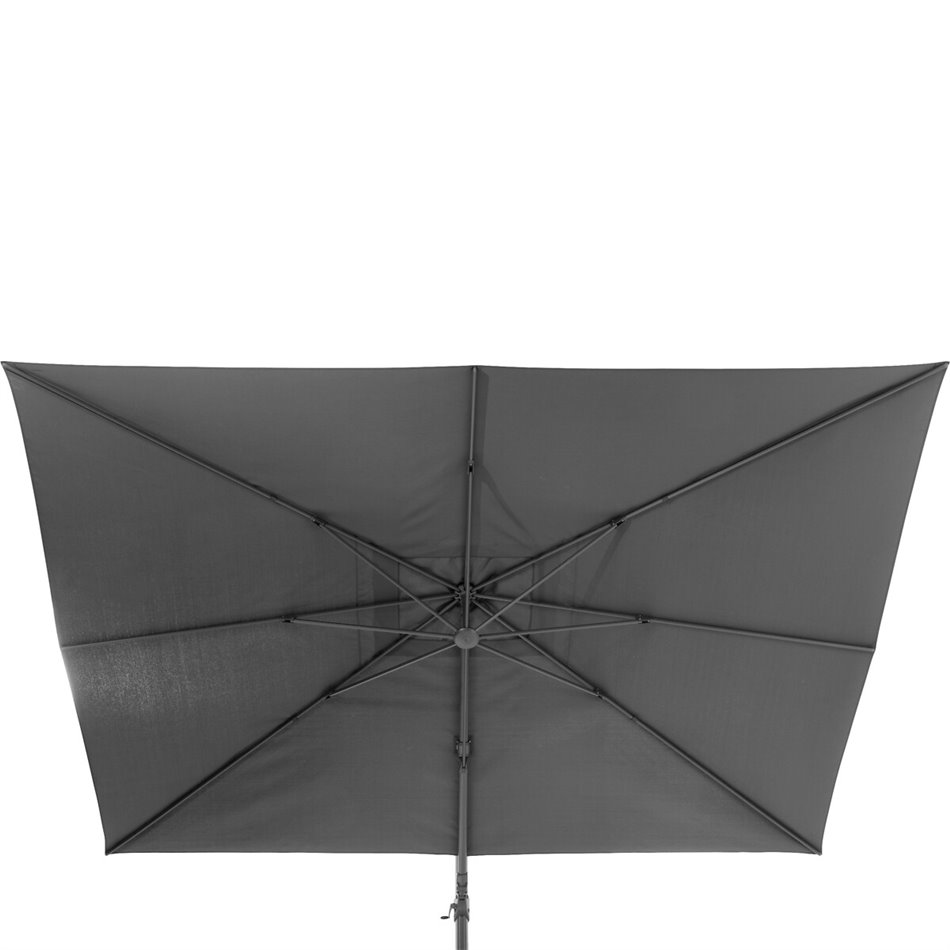 Parasol Lamelhia 3x3m, anthracite color, H263x300x300cm