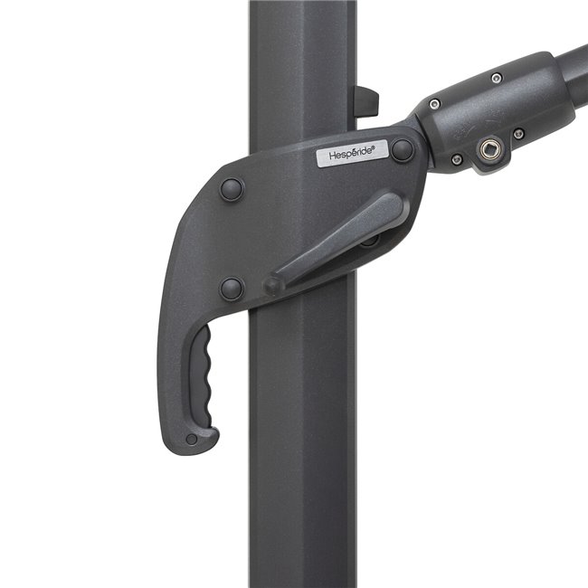 Parasol Lamelhia 3x4m, anthracite color, H272x300x400​​cm