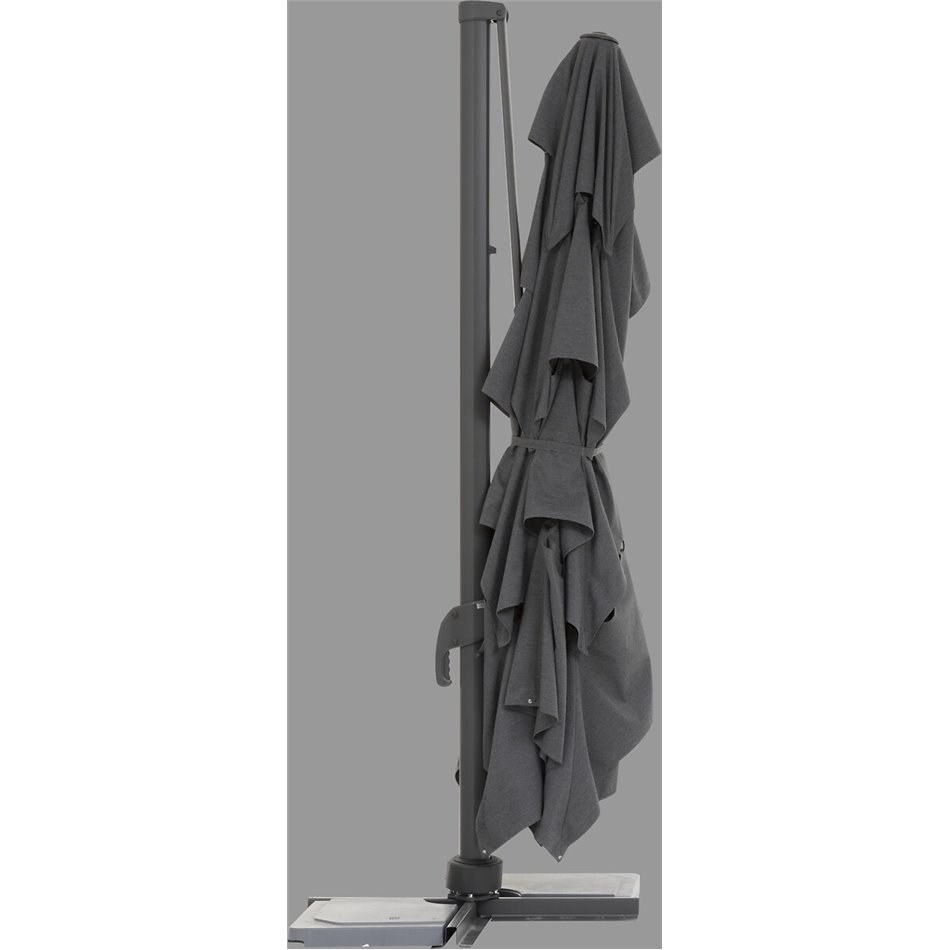 Садовый зонт от солнца Laмelhia 3x4м, многослоный, цвет антрацит, H272x300x400​​см