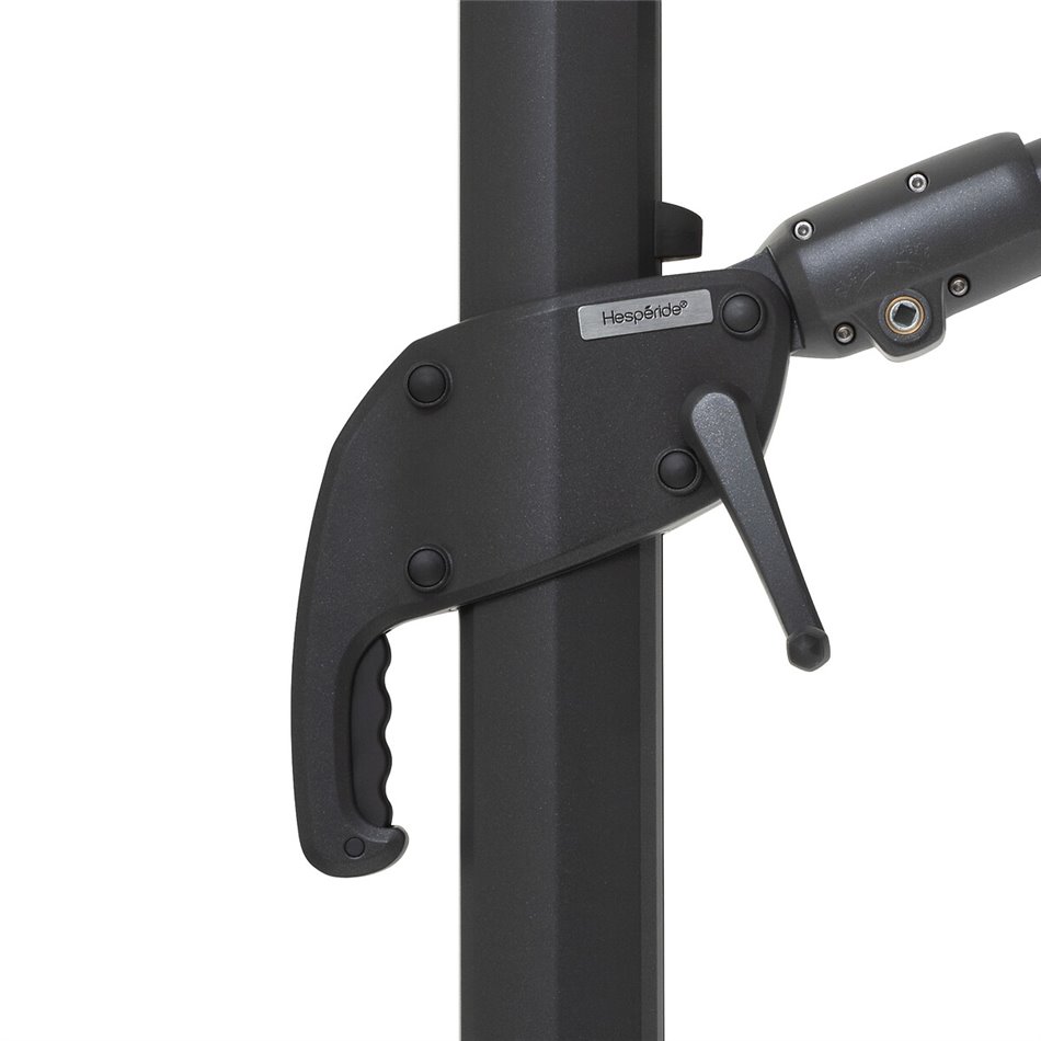 Садовый зонт от солнца Laмelhia 3x4м, многослоный, цвет антрацит, H272x300x400​​см