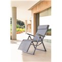 Armchair/recliner Ladecima, slate grey color, H116x75.3x65cm