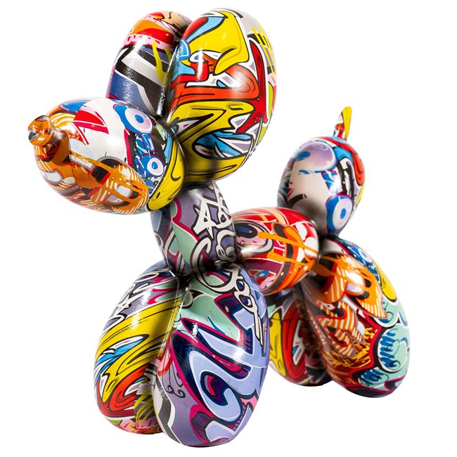 Deco Street art  Balloon Dog, 25x28x11cm