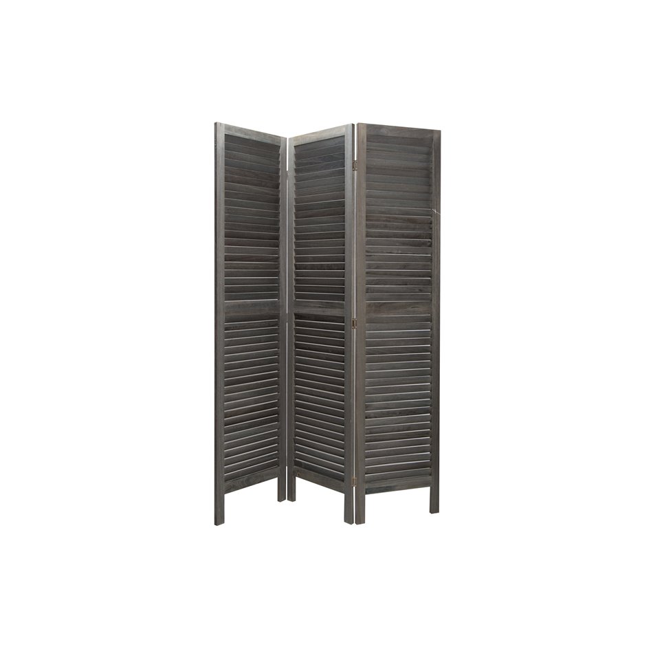 Wooden screen, grey, 170x40cm