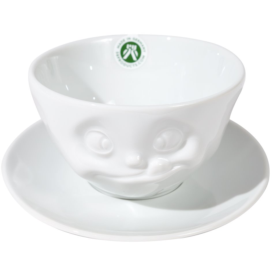 Coffe cup with saucer Tasty, 200ml D11.5cm H5.5cm