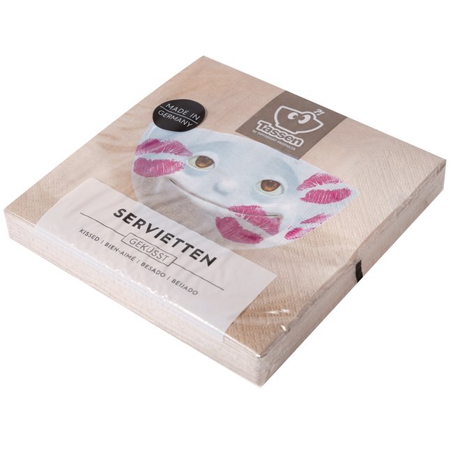 Бумажные салфетки Lunch Kissed, 33x33cm, 22шт.