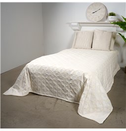 Bed cover Highaway, beige, 220x260cm