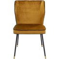Chair Irina, yellow, 83x50x57.5cm seat height 47cm