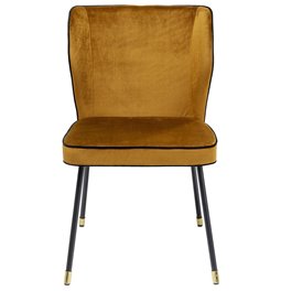 Chair Irina, yellow, 83x50x57.5cm seat height 47cm