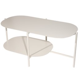 Kavos staliukas Haja, smėlio spalva 100x50xH45cm