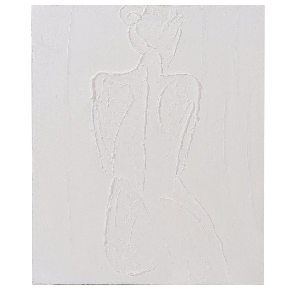 Canvas wall art Female Figure, H60x50x3.7cm
