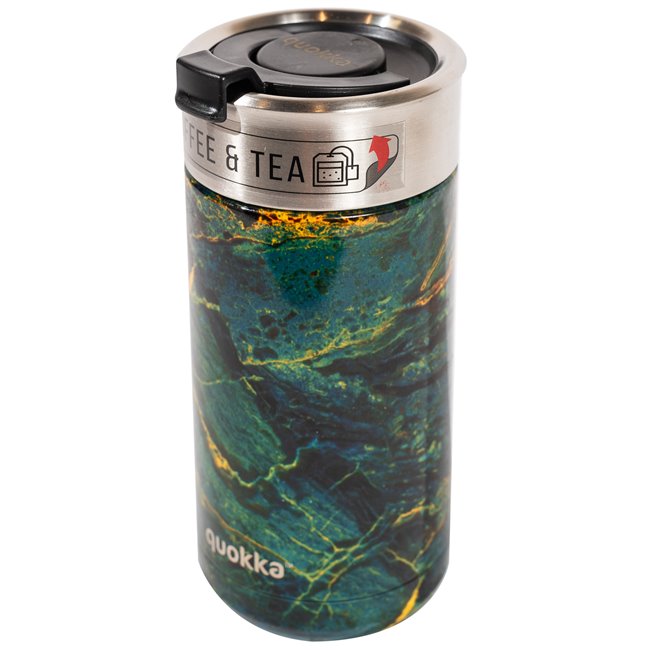 Thermal coffee tumbler Greenstone, 400ml, H16.3 D7.5cm