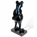 Декоративная фигура Frog, черная, 68x32x30cm