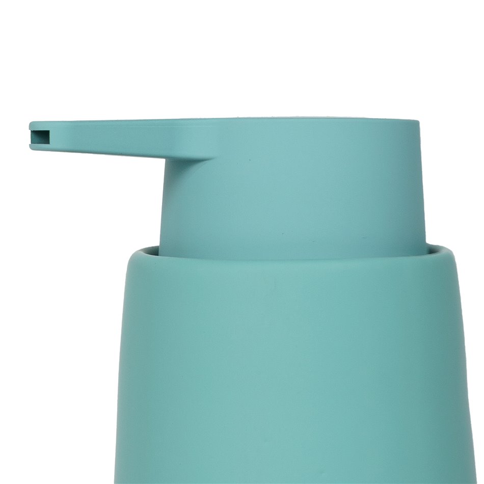 Soap dispenser Rub, turquoise, D8,3xH14,8cm
