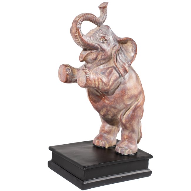 Bookend Dancing Elephants set., 29x28x11cm