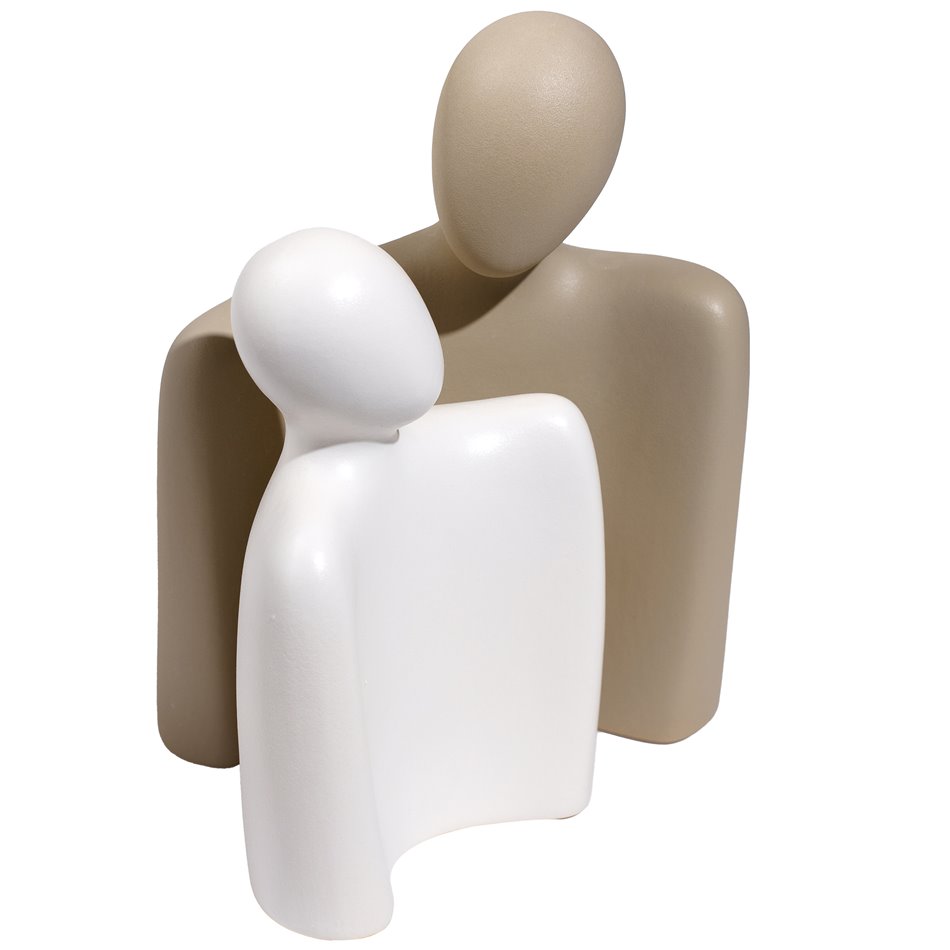 Deco Gaze Couple, H20x15x11.5cm