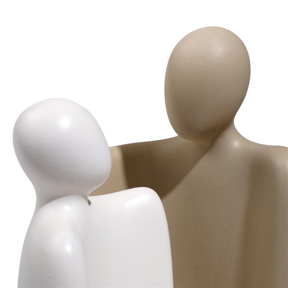 Deco Gaze Couple, H20x15x11.5cm