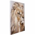 Canvas wall art King Leo, H120x90x3.8cm